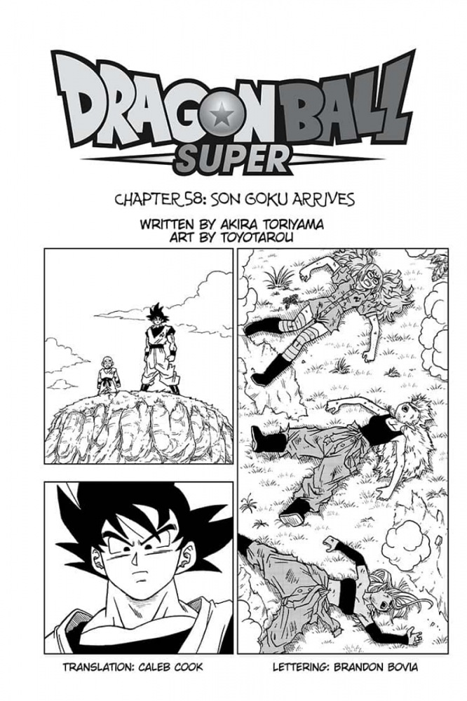 Manga Dragon Ball Super - rozdział 58 w Manga Plus - Dragon Ball Nao